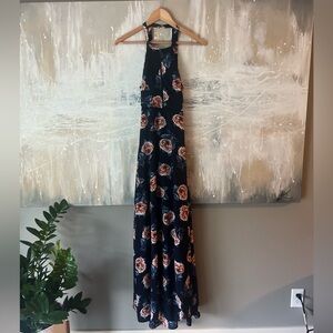 Open back maxi dress